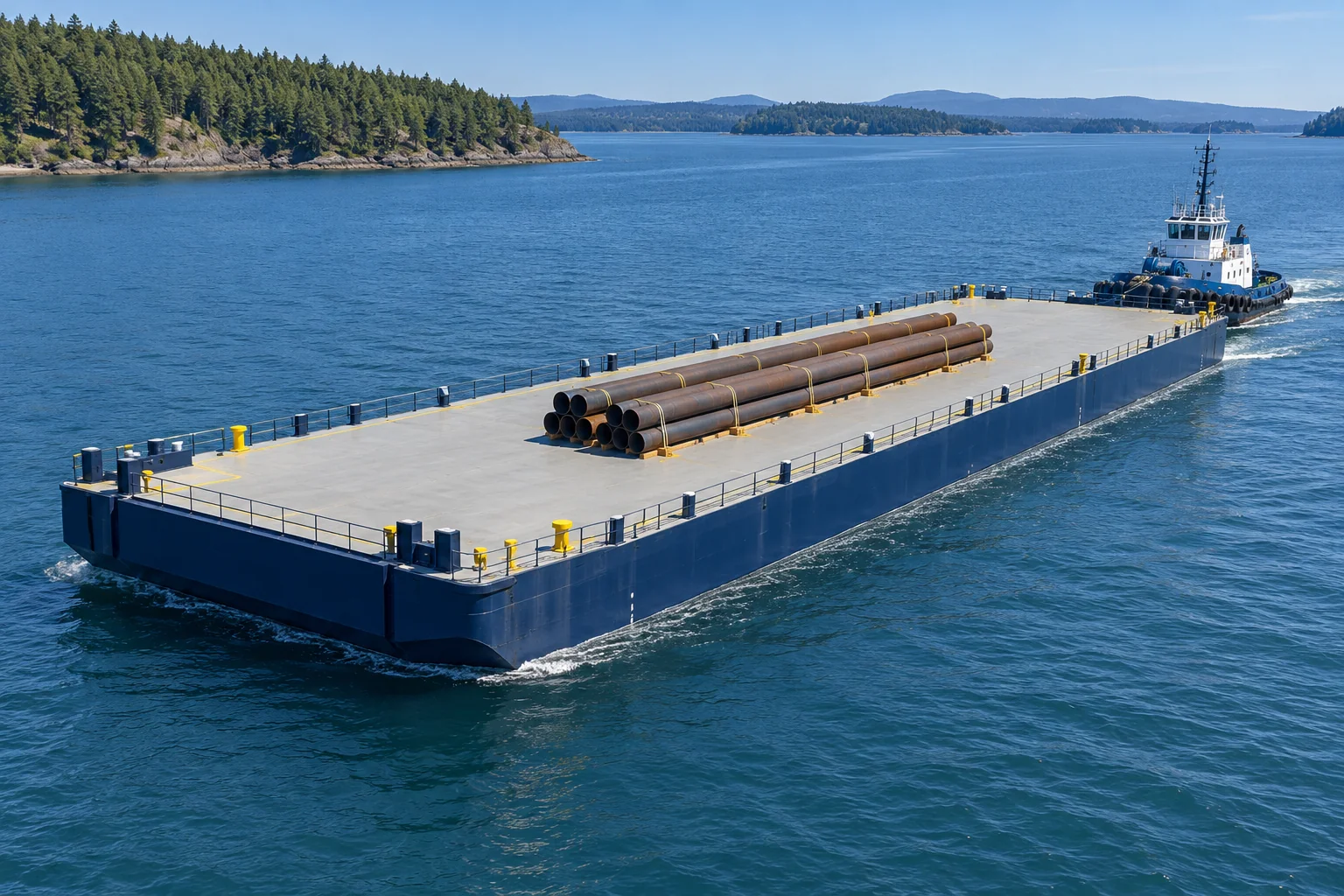 Maritime vessel and technical equipment