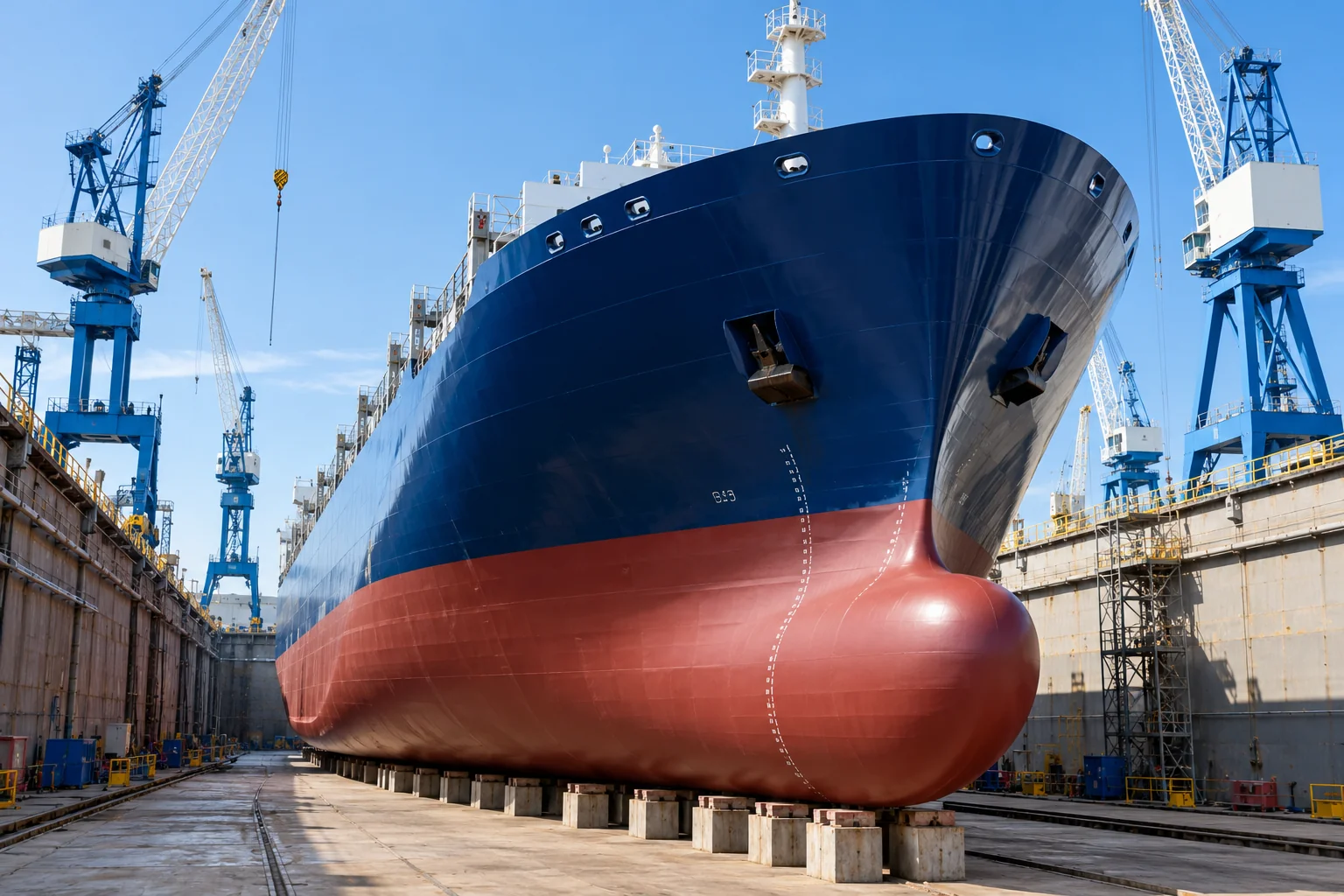Maritime vessel and technical equipment
