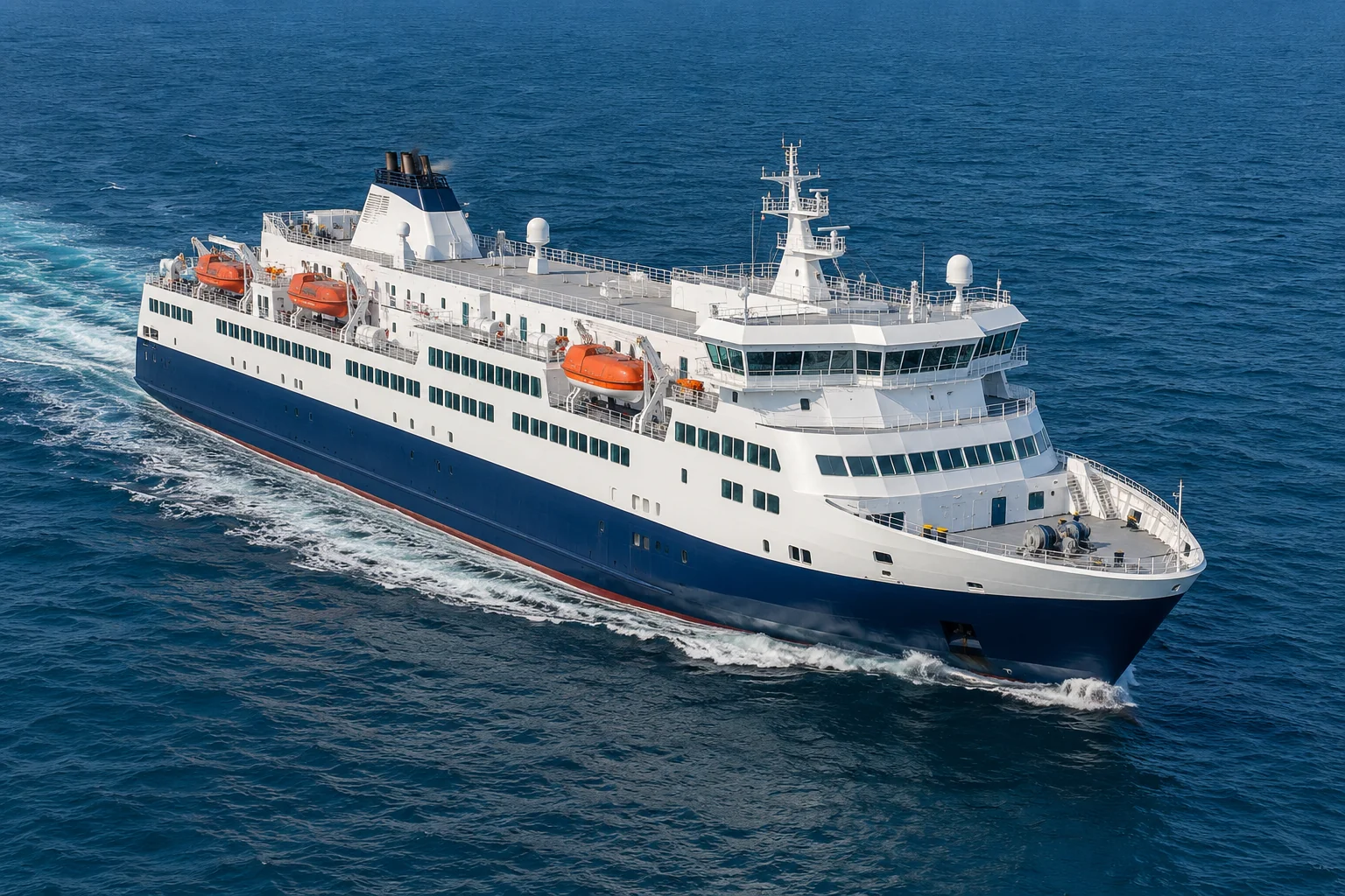 Maritime vessel and technical equipment