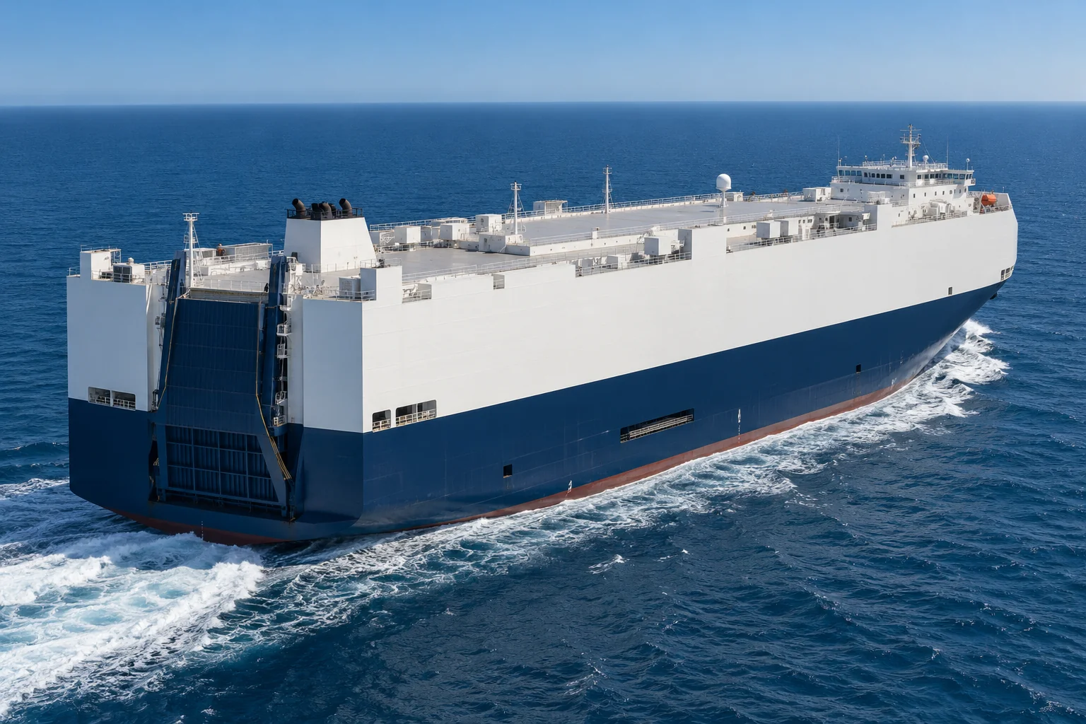Maritime vessel and technical equipment