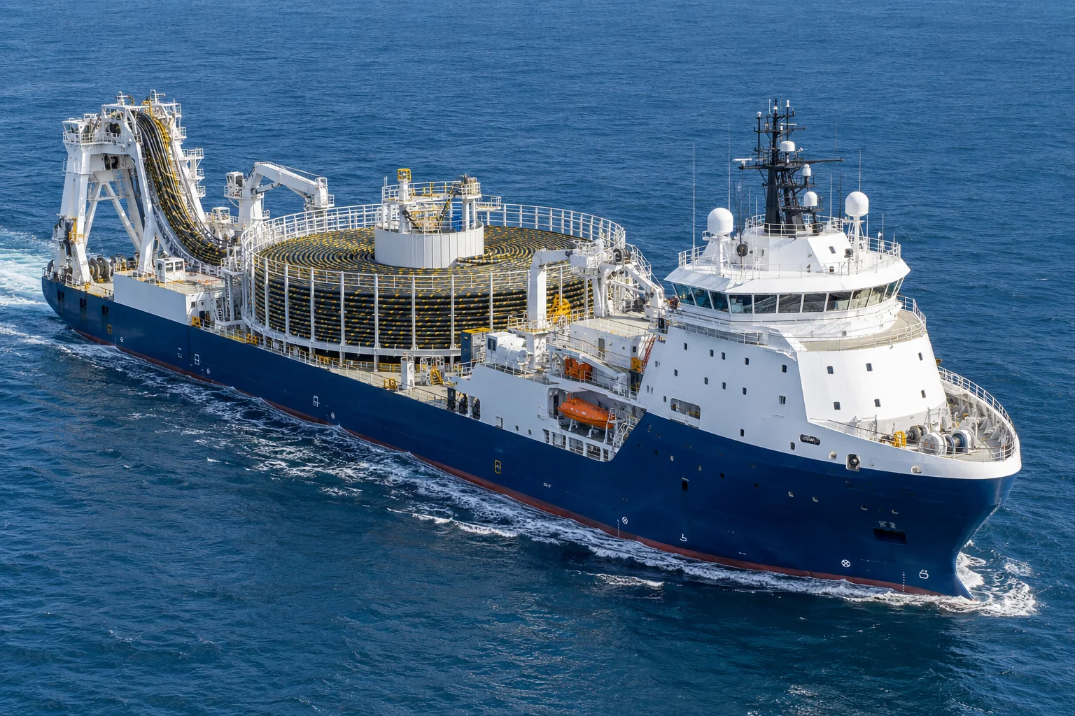 Maritime vessel and technical equipment