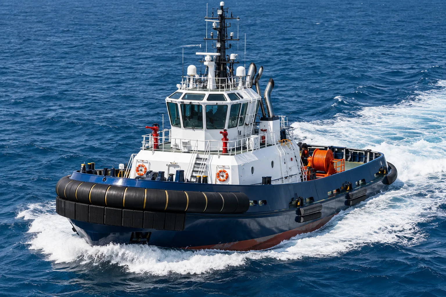 Maritime vessel and technical equipment